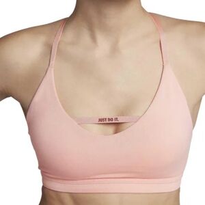 Nike Indy Just Do It Light Pink Sports Bra size Medium